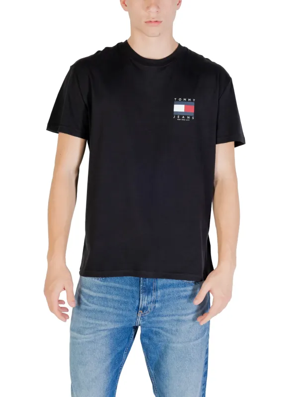 Tommy Hilfiger Jeans Herren T-Shirt Schwarz | online kaufen