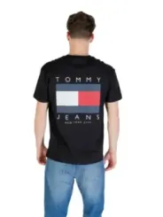 Tommy Hilfiger Jeans Herren T-Shirt Schwarz | online kaufen