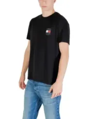 Tommy Hilfiger Jeans Herren T-Shirt Schwarz | online kaufen