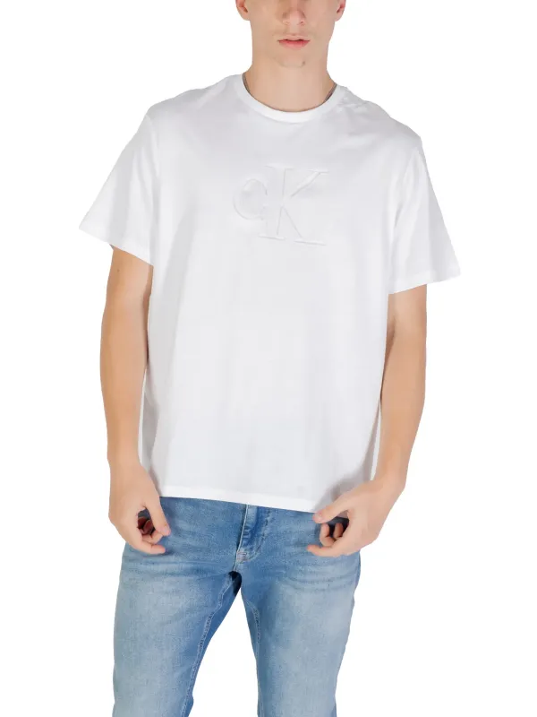 Calvin Klein Jeans Herren T-Shirt Weiß | online kaufen