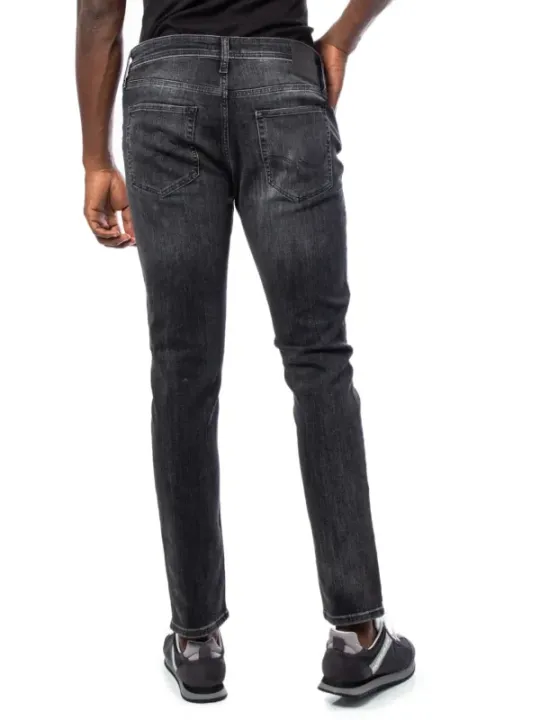 Dunkle Slim Fit Jeans Herren