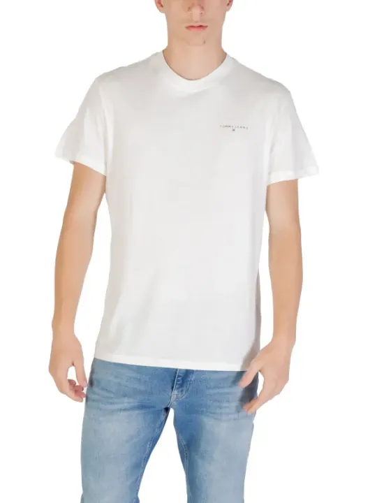 Tommy Hilfiger Jeans Herren T-Shirt Beige | online kaufen