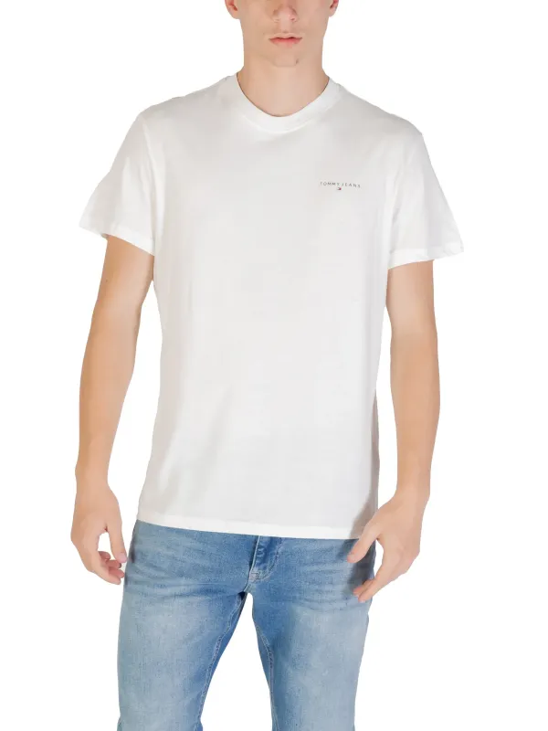 Tommy Hilfiger Jeans Herren T-Shirt Beige | online kaufen