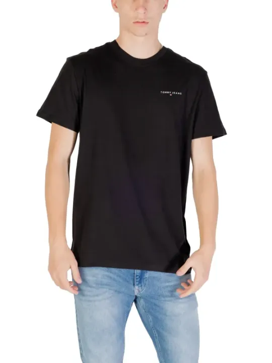 Tommy Hilfiger Jeans Herren T-Shirt Schwarz | online kaufen