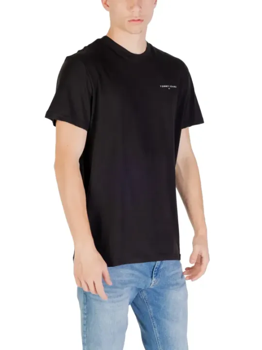 Tommy Hilfiger Jeans Herren T-Shirt Schwarz | online kaufen