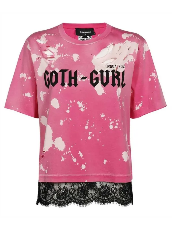 Dsquared2 T-Shirt Rosa | online kaufen