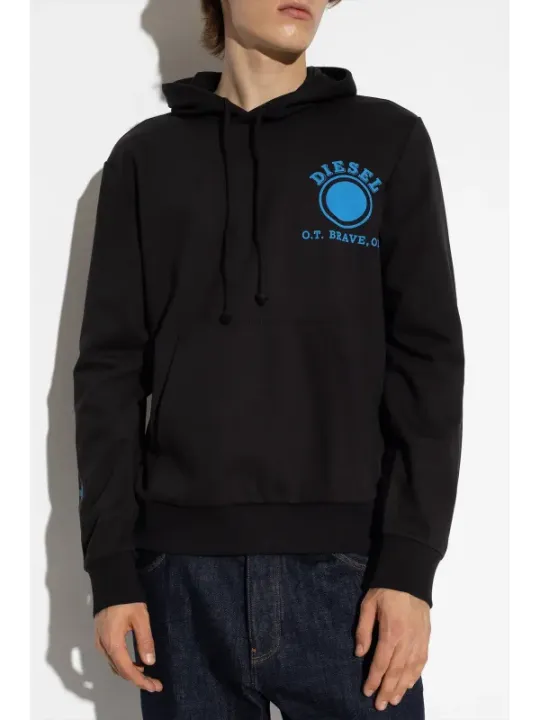 Diesel Herren Fleece Schwarz | online kaufen