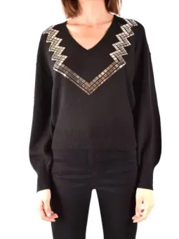 Miete den stilvollen Pinko Pullover Schwarz für Herbst/Winter