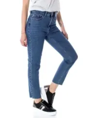 Blaue Only Jeans gerades Bein