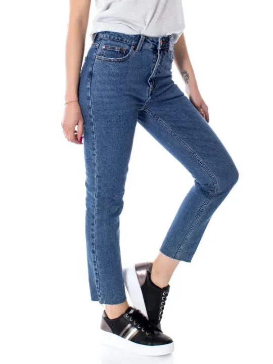 Blaue Only Jeans gerades Bein