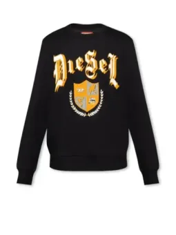 Diesel Herren Fleece Schwarz | online kaufen