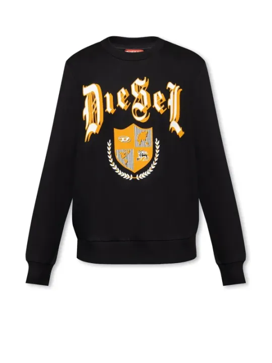 Diesel Herren Fleece Schwarz | online kaufen