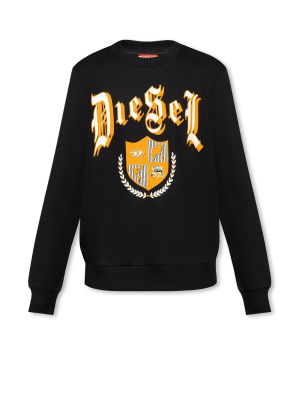 Diesel Herren Fleece Schwarz | online kaufen