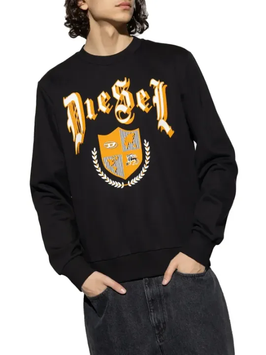 Diesel Herren Fleece Schwarz | online kaufen