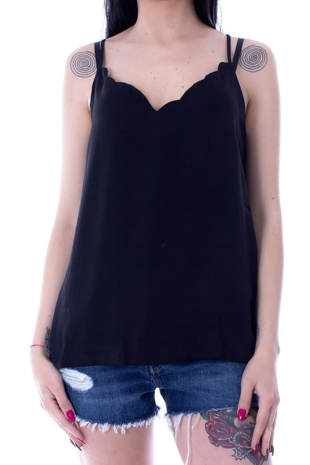 Only Tank-Tops Schwarz 130235