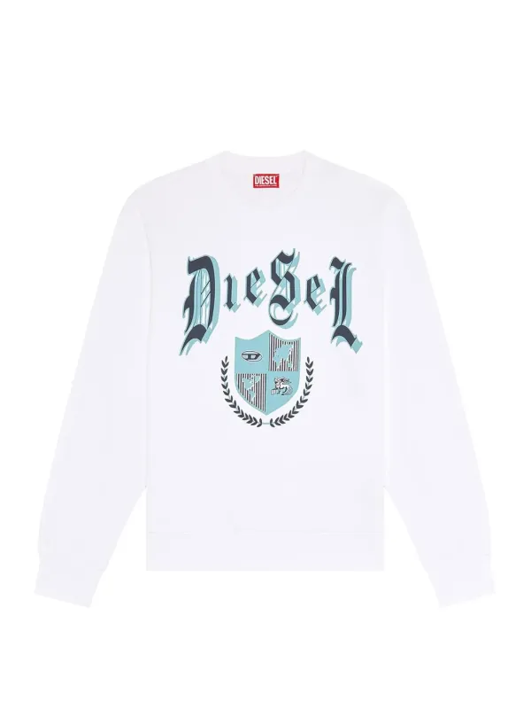 Diesel Herren Fleece Weiß | online kaufen