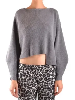 Miete den eleganten Pinko Pullover in Grau für Herbst/Winter