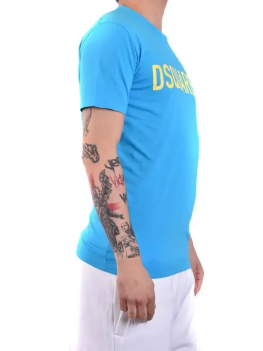 Dsquared2 Herren T-Shirt Azurblau | online kaufen