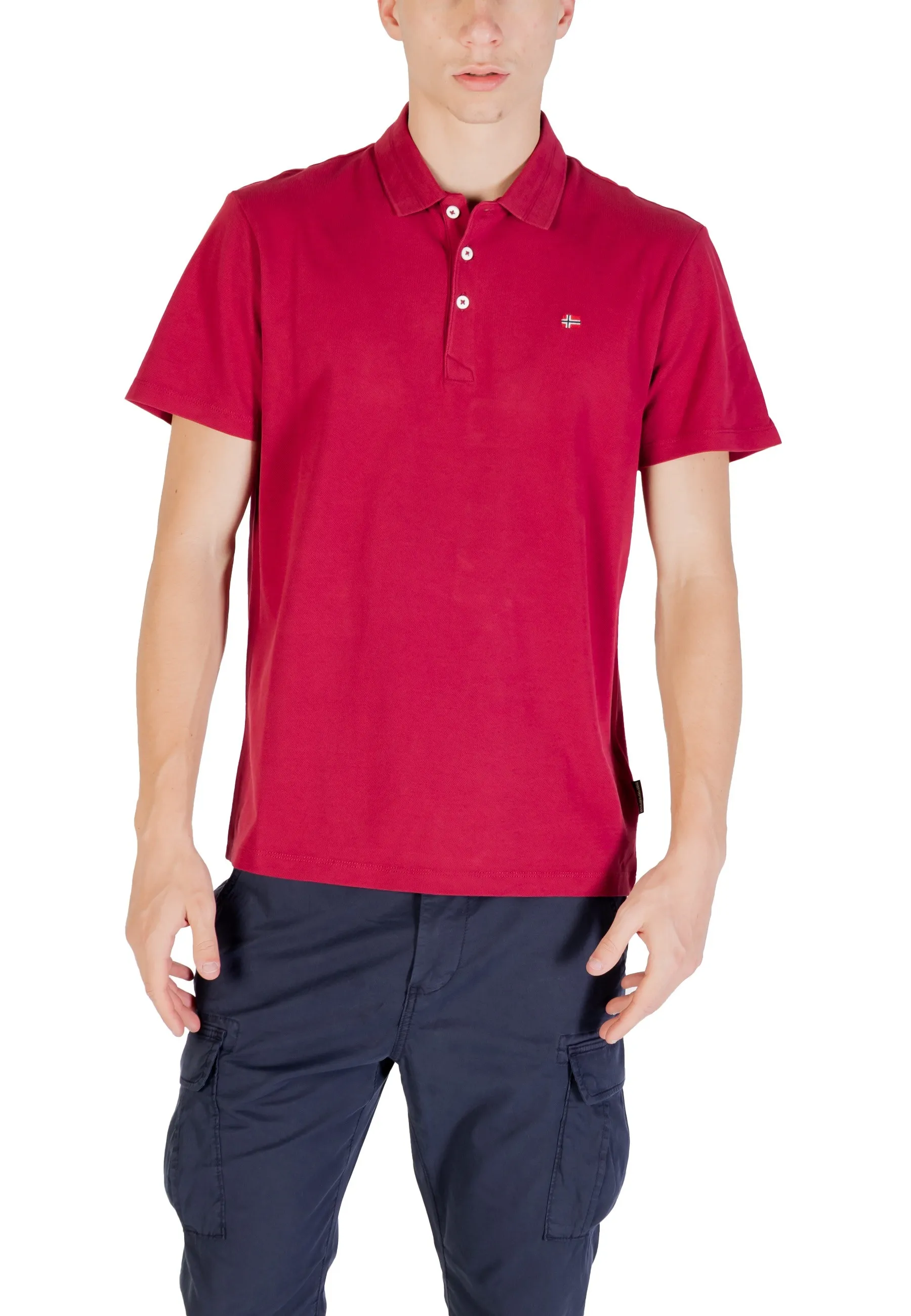 Herren Polo Bordeaux 486870