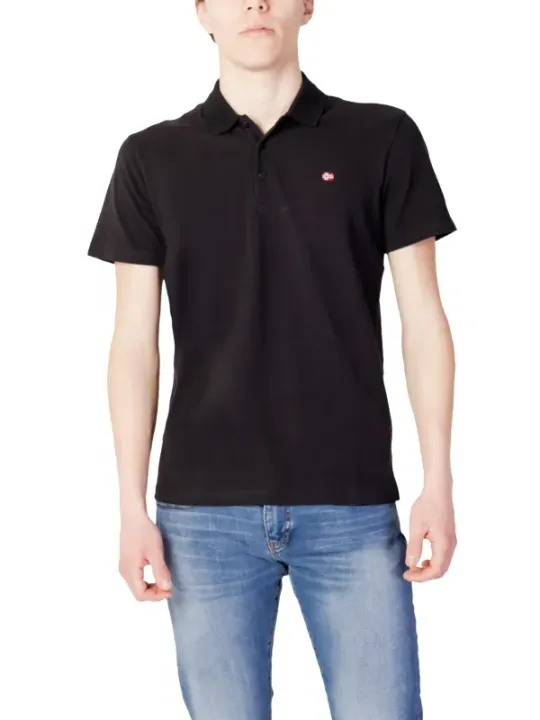 Napapijri Herren Polo Schwarz | online kaufen