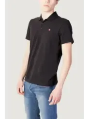 Napapijri Herren Polo Schwarz | online kaufen