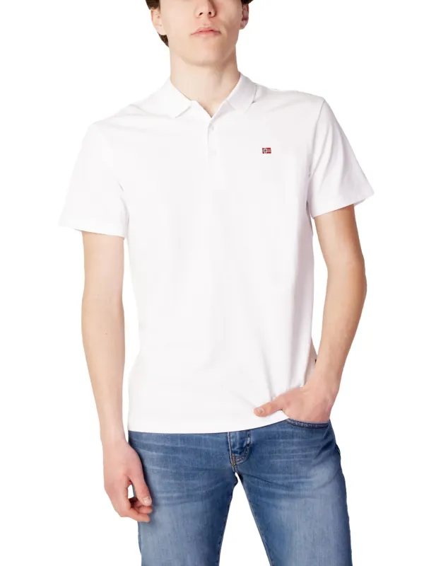 Napapijri Herren Polo Weiß | online kaufen