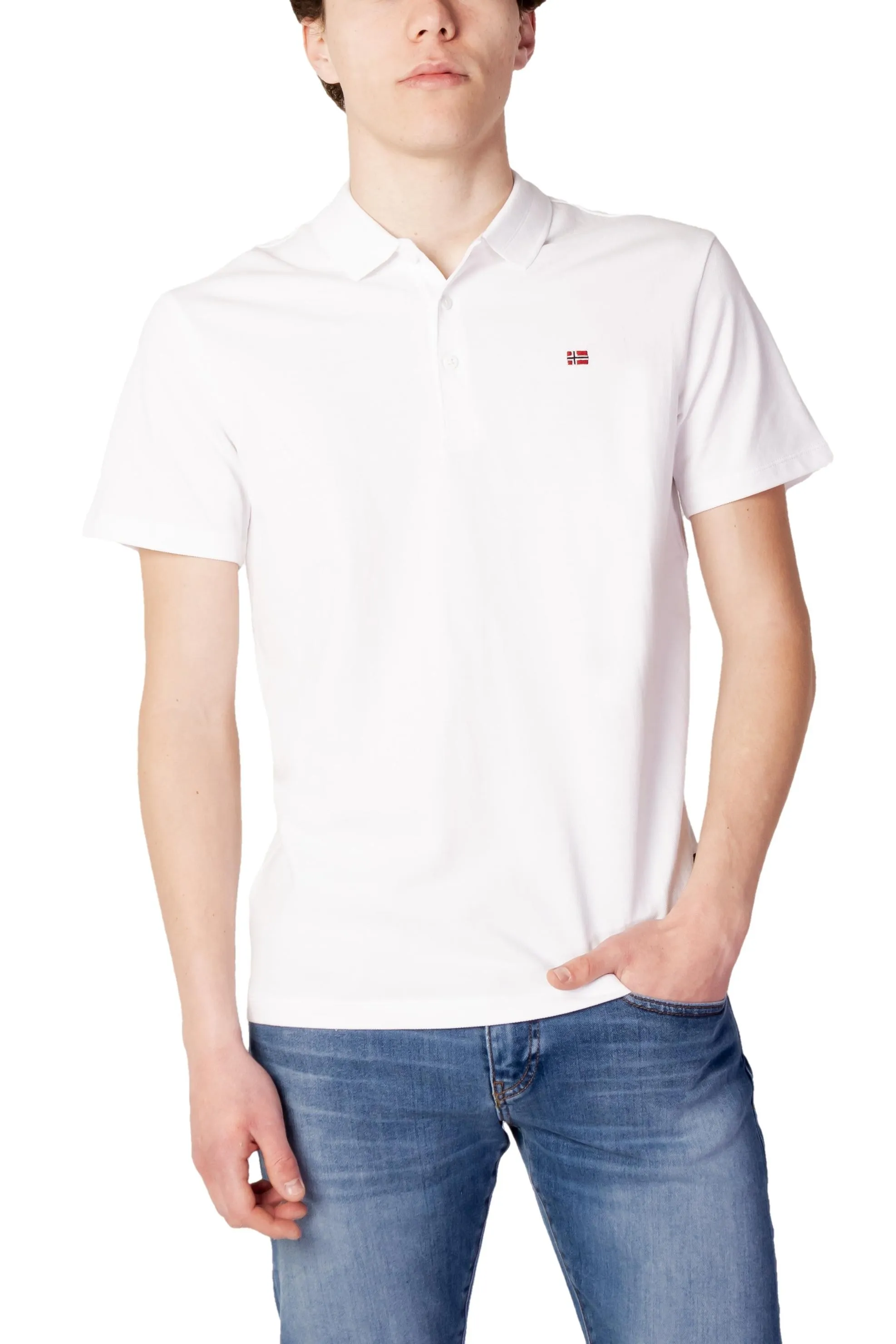Napapijri Herren Polo Weiß 486864