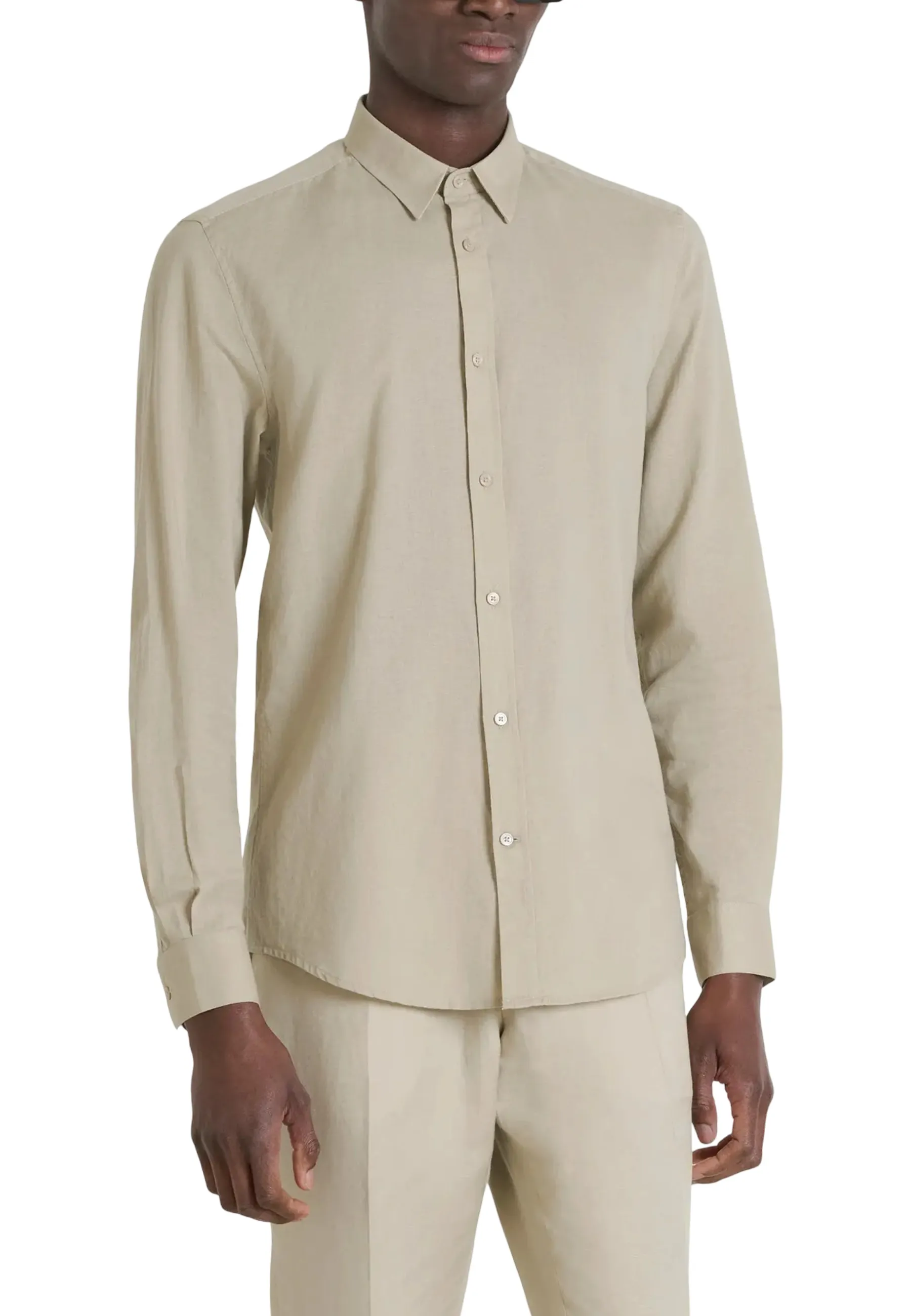 Herren Hemd Beige 486860