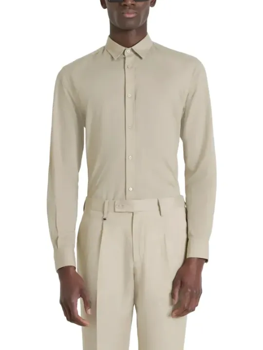 Antony Morato Herren Hemd Beige | online kaufen
