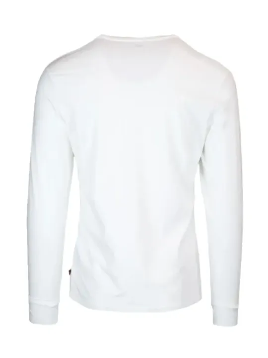 Weißes Levi's Langarm-T-Shirt Herren