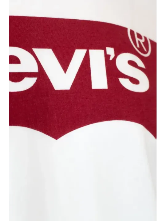 Rotes Levi's T-Shirt mit Krone