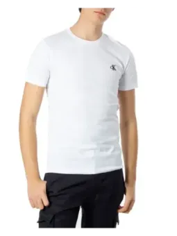 Calvin Klein Herren T-Shirt Weiß mieten - Flex-Fashion Verleih