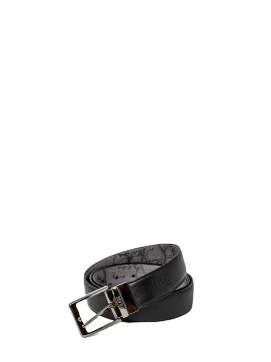 Alviero Martini Prima Classe Herren Gürtel Schwarz