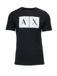 Schwarzes AX Logo T-Shirt