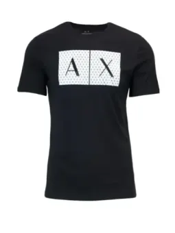 Schwarzes AX Logo T-Shirt