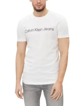 Calvin Klein Herren T-Shirt Weiß mieten - Flex-Fashion Verleih