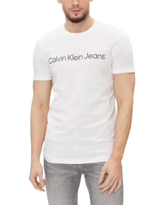 Calvin Klein Jeans Herren T-Shirt Weiß | online kaufen