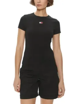 Schwarzes Tommy Hilfiger T-Shirt mieten - Flex-Fashion Verleih