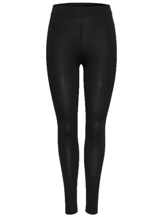 Schwarze Damen High-Waist Leggings