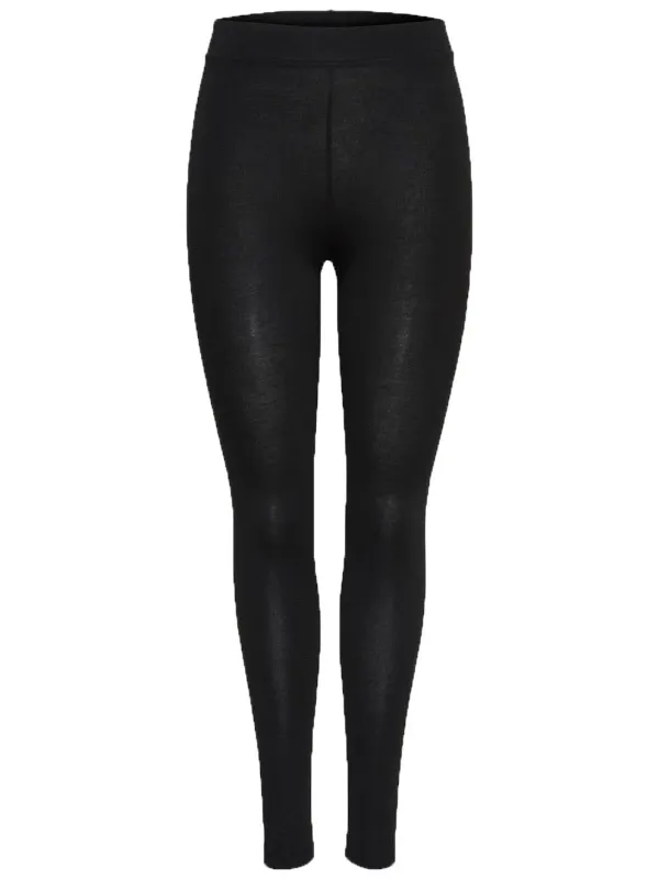 Schwarze Damen High-Waist Leggings
