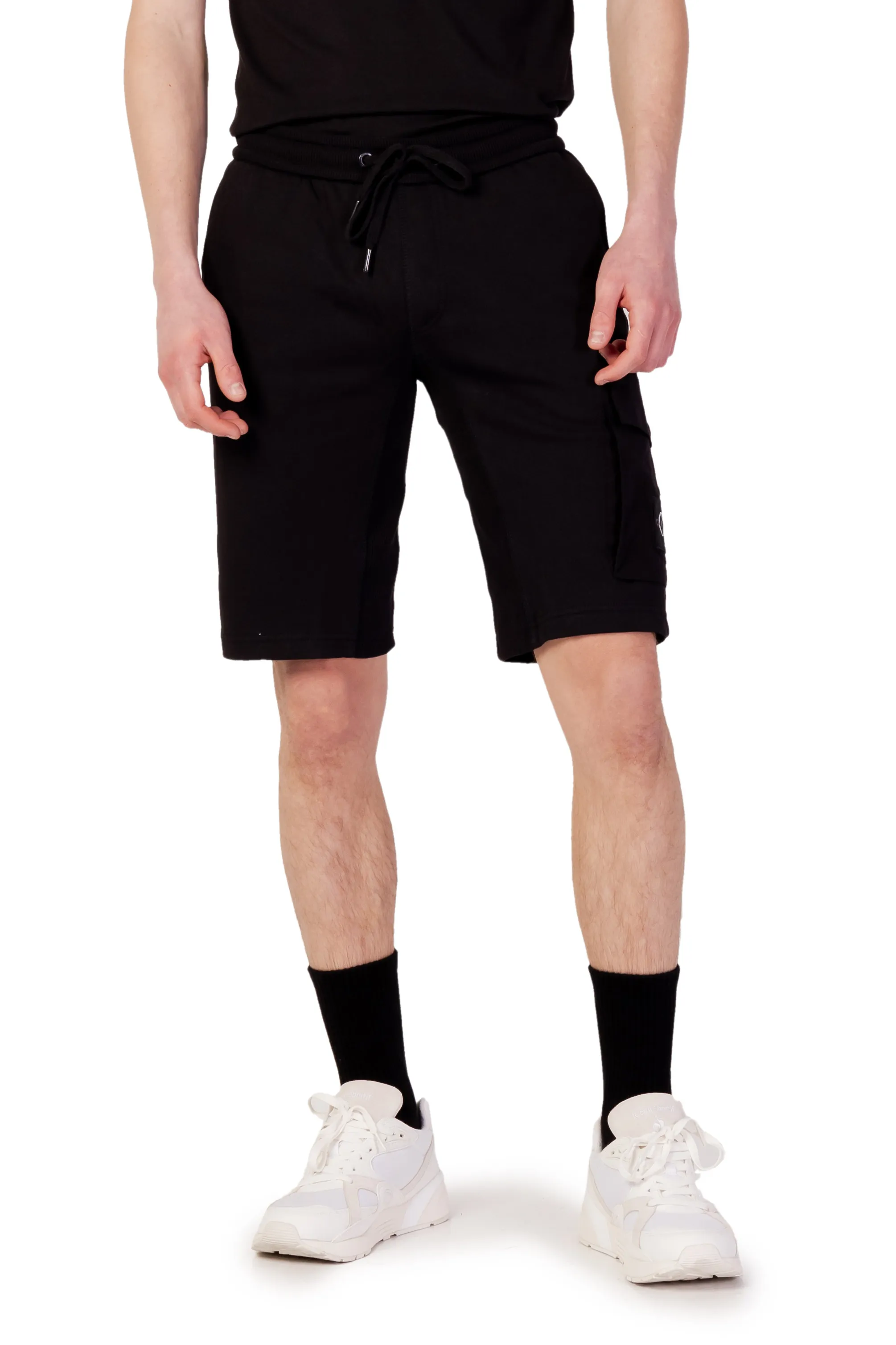 Herren Bermudas Schwarz 348595