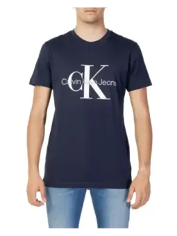 Calvin Klein Herren T-Shirt Blau mieten - Flex-Fashion Verleih