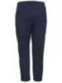 Marineblaue, knöchelhohe Damen-Schlaghose
