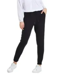 Grau-weiß gemarbeltes Damen Langarmshirt