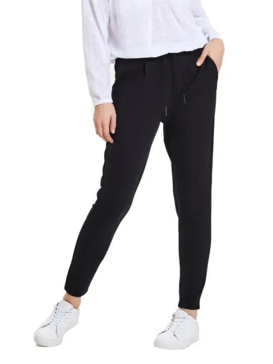 Grau-weiß gemarbeltes Damen Langarmshirt