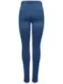 Blaue Jeans mit hoher Taille