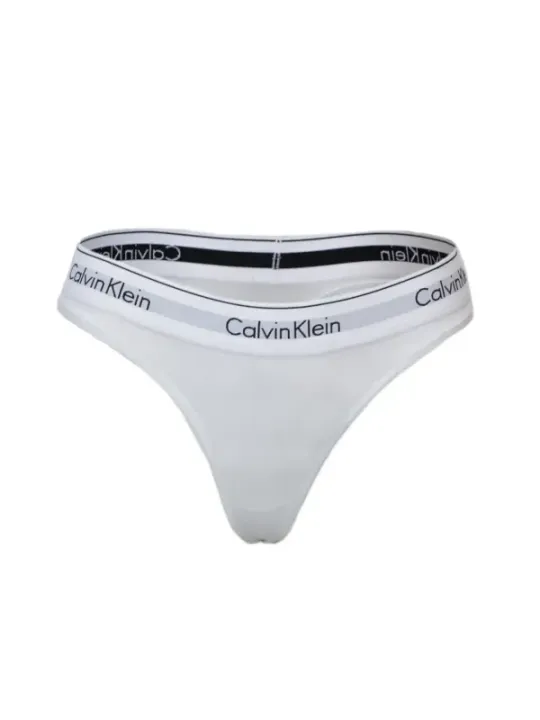 Weißer Calvin Klein Damen-String.