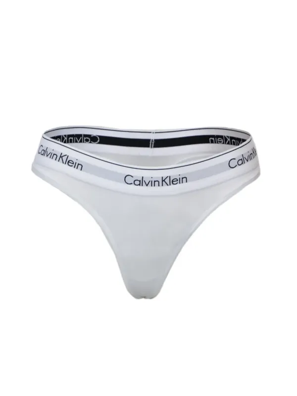 Weißer Calvin Klein Damen-String.