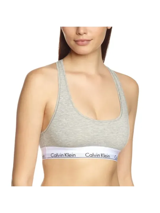 Grauer Calvin Klein Sport-BH