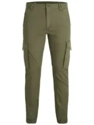 Grüne Cargohose mit Seitentaschen